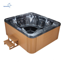 American Standard Wholesale Outdoor Spas 7 - Person Acryl quadratische Whirlpool mit Ozonator und eingebauter Lautsprecher